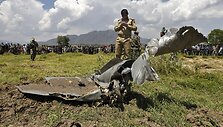 Sudužęs Indijos oro pajėgų naikintuvas &bdquo;MiG-21&ldquo;
