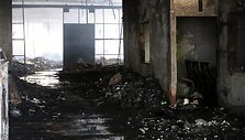 Gaisro nusiaubtas Karačio oro uostas