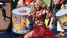 Shakira Pasaulio futbolo čempionato uždarymo ceremonijoje