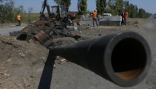 Netoli Donecko sunaikintas Ukrainos armijos tankas