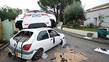 Staigaus potvynio padariniai Prancūzijos pietuose