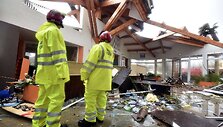 Tornado padariniai Prancūzijos pietuose 