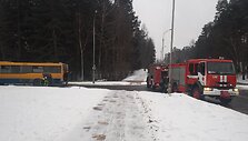 Autobuso gaisras Vilniuje