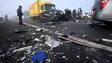 Masinė avarija Pietų Korėjoje