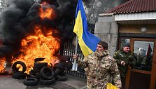 &bdquo;Aydar&ldquo; bataliono karių protestas Kijeve