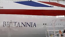 &bdquo;Britannia&ldquo; kruizinio laivo vardo suteikimo ceremonija