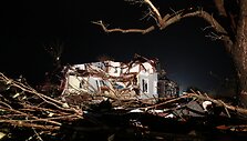 Tornado padariniai Ilinojaus valstijoje