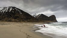 Banglentininkai Norvegijos Lofoteno salose