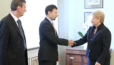 Prekybos tinklų vadovų priėmimas