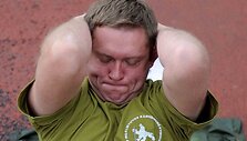 Kariuomenės vadas ir &scaron;tabo kari&scaron;kiai Vilniaus Vingio parko stadione