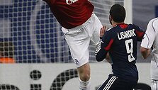 &bdquo;Shalke&rdquo; ir &bdquo;Olympique&rdquo; rungtynių akimirka