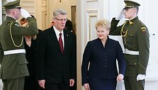 Valdis Zatleras ir Dalia Grybauskaitė