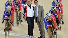 Sebastianas Coe (kairėje) ir Dave'as Brailsfordas (de&scaron;inėje)
