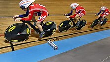 Wendy Houvenaghel, Laura Trott ir Danielle King