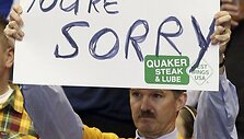 LeBronui Jamesui dedikuotas plakatas