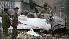 Sudužęs SU-27 naikintuvas