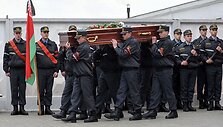Laidotuvių akimirka