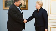 Karlas Lamersas ir Dalia Grybauskaitė