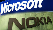 Microsoft ir Nokia logotipai