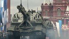 Tankų paradas Raudonojoje aik&scaron;tejė