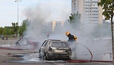 Civilinės saugos pratybų akimirkos