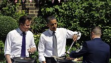 Davidas Cameronas ir Barackas Obama