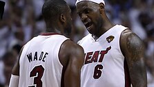 Dwyane'as Wade'as  ir LeBronas Jamesas