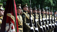 1831 metų sukilimo 180-ųjų metinių minėjimo akimirka