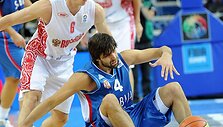 Sergejus Bykovas (kairėje) ir Milo&scaron;as Teodosičius