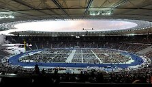 Berlyno stadione popiežius aukojo mi&scaron;ias