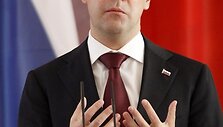 Rusijos prezidentas Dmitrijus Medvedevas
