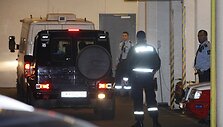 Ultrade&scaron;iniųjų pažiūrų ekstremistas Andersas Behringas Breivikas atvežtas į teismo posėdį