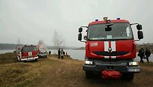 Ugniagesių gelbėtojų pratybos