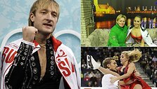 Europos dailiojo čiuožimo čempionato dalyviai: J.Pliu&scaron;čenka, I.Tobias ir D.Stagniūnas, R.Me&scaron;kaitė
