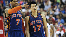 Carmelo Anthony ir Jeremy Linas