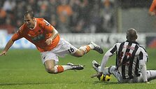 &bdquo;Blackpool&ldquo; futbolininkai 2:1 nugalėjo &bdquo;West Bromwich Albion&ldquo; vienuolikę. 