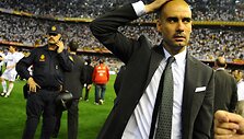 Josepas Guardiola po pralaimėjimo finale.