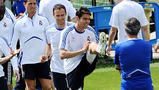 Madrido futbolininkai treniruotėje