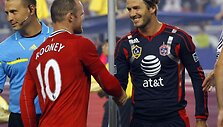 W.Rooney ir D.Beckhamas