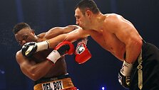 Vitalijus Klyčko ir Dereckas Chisora