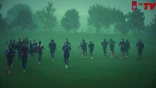 &bdquo;Ekrano&ldquo; futbolininkų treniruotė vyko ekstremaliomis oro sąlygomis