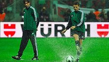 Var&scaron;uvos nacionaliniame stadione rungtynės neįvyko dėl liūties