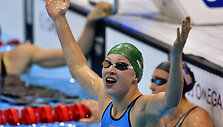 Rūta Meilutytė Liuksemburge i&scaron;kovojo net tris aukso medalius