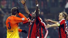 &bdquo;Barcelona&ldquo; &ndash; &bdquo;Milan&ldquo;. Pirmoji akistata baigėsi pastarųjų pergale. 