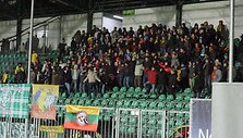 Į aktyviausių Lietuvos aistruolių sektorių Žilinoje susirinko per 200 fanų