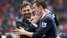 Andre Villas-Boasas ir Garethas Bale'as
