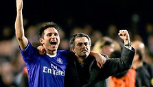 Jose Mourinho ir Frankas Lampardas
