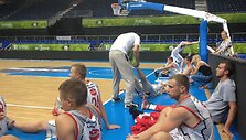&bdquo;Sūduvos&ldquo; krep&scaron;ininkai po rungtynių nepaliko arenos ir darė specialius pratimus