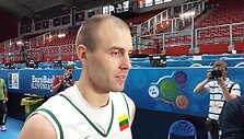 Rytinės treniruotės akimirka