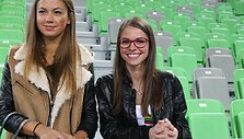 Viktorija Kunauskaitė-Pocienė ir Eglė Andreikaitė